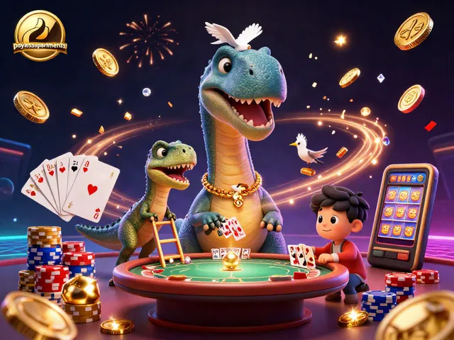 Play your winning hand with paylessapartments in this vibrant, dynamic gaming scene.